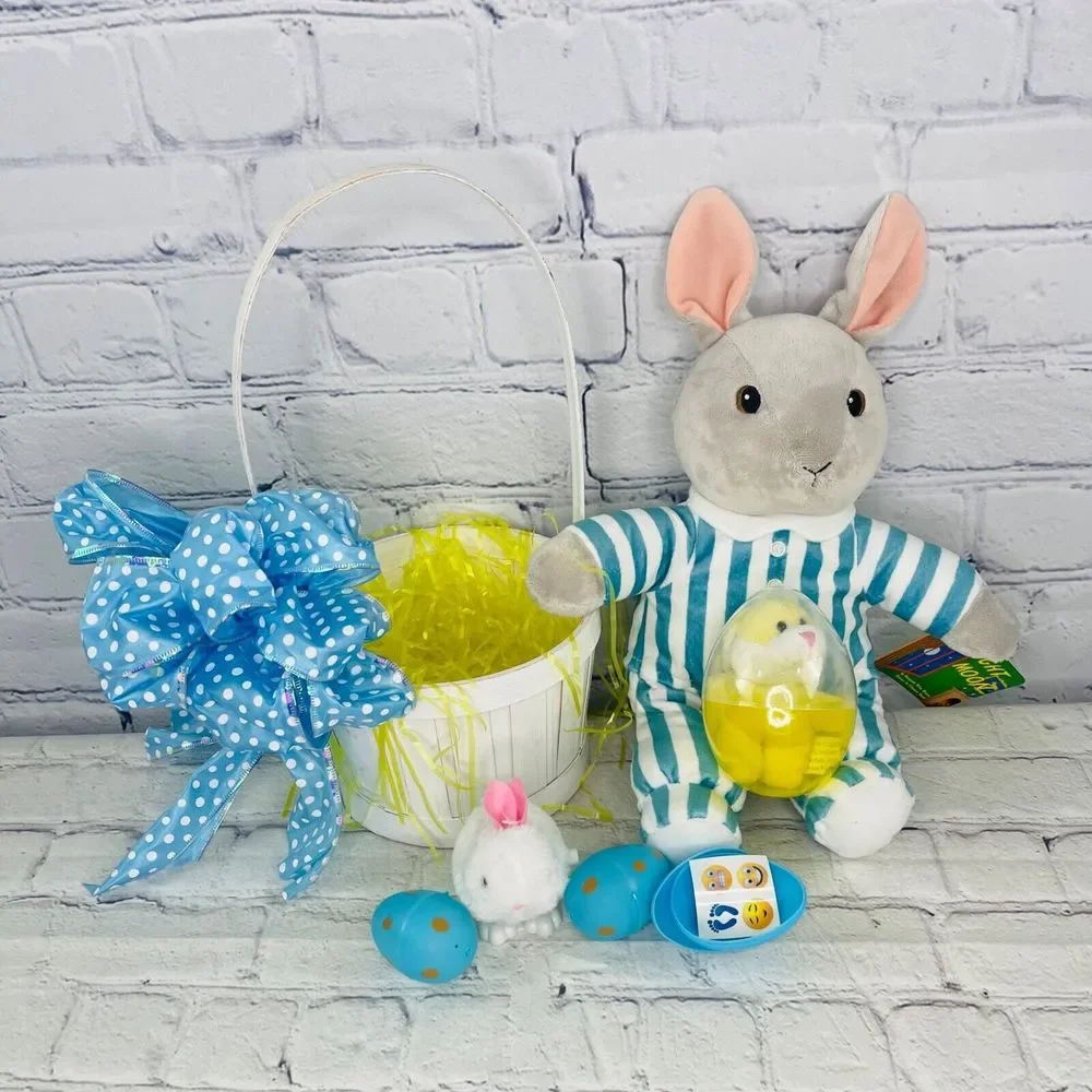 Easter Basket Kohls Cares Goodnight Moon Bunny Plush Rabbit Wind up Chick